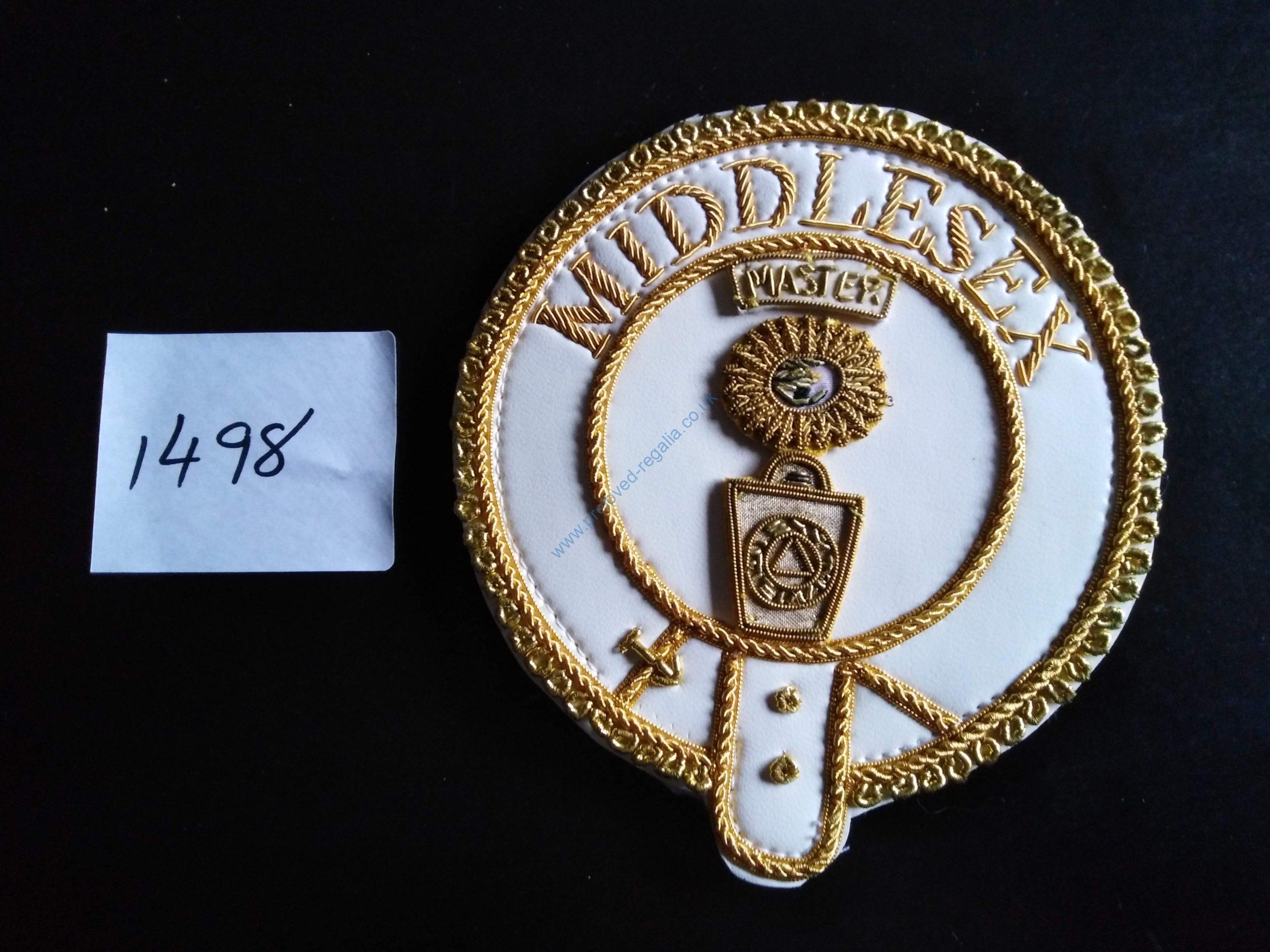 YOU GOTTA SEE THIS - Middlesex PPGM Overseer - Dress - Apron Badge ❖❖FREE POSTAGE AND PACKAGING❖❖