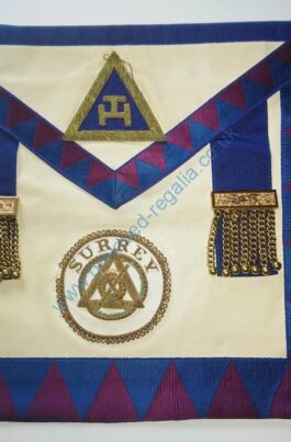 Grab this deal for ONLY £18! Surrey Royal Arch (RA) Director of Ceremonies (DC) Apron ❖❖FREE POSTAGE AND PACKAGING❖❖