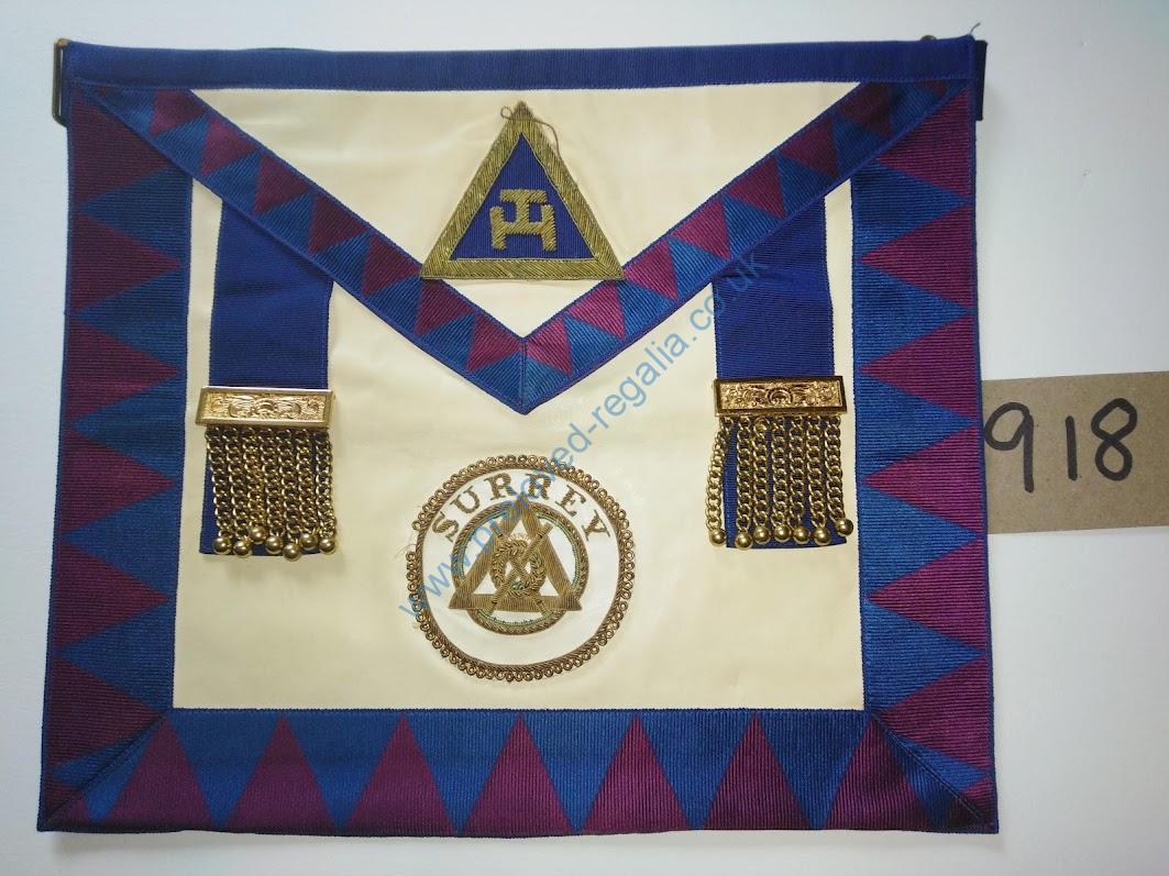 Grab this deal for ONLY £18! Surrey Royal Arch (RA) Director of Ceremonies (DC) Apron ❖❖FREE POSTAGE AND PACKAGING❖❖