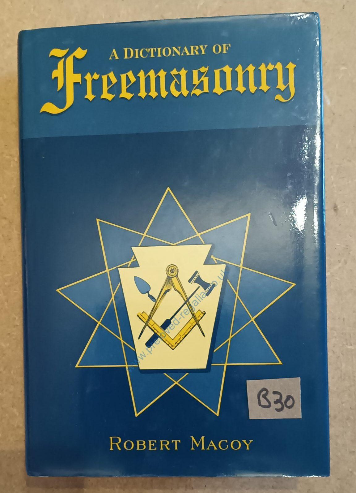 Star buy A Dictionary of Freemasonry - Masonic Book - 1989 - Only £18! **FREE POSTAGE AND PACKAGING**