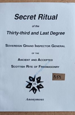 Secret Ritual of Thirty Third and Last Degree – Collectable