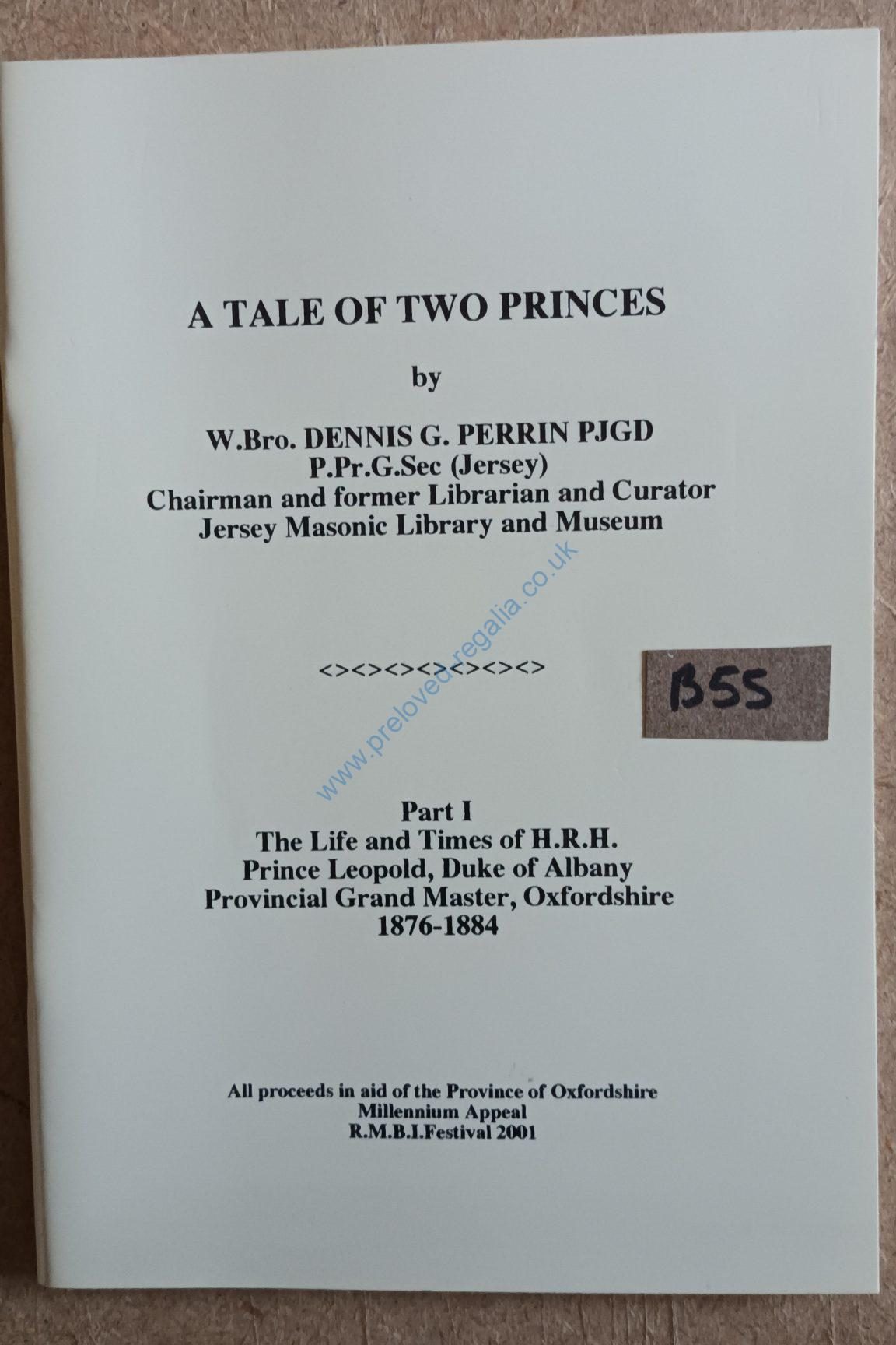 Historical collectors item ❤️A Tale of Two Princes - The Life and Times of H.R.H Prince Leopold - PGM Oxfordshire 1876-84 ❖❖FREE POSTAGE AND PACKAGING❖❖