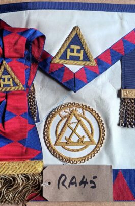 RA Essex Past Prov Deputy Grand DC Apron with pocket & Sash