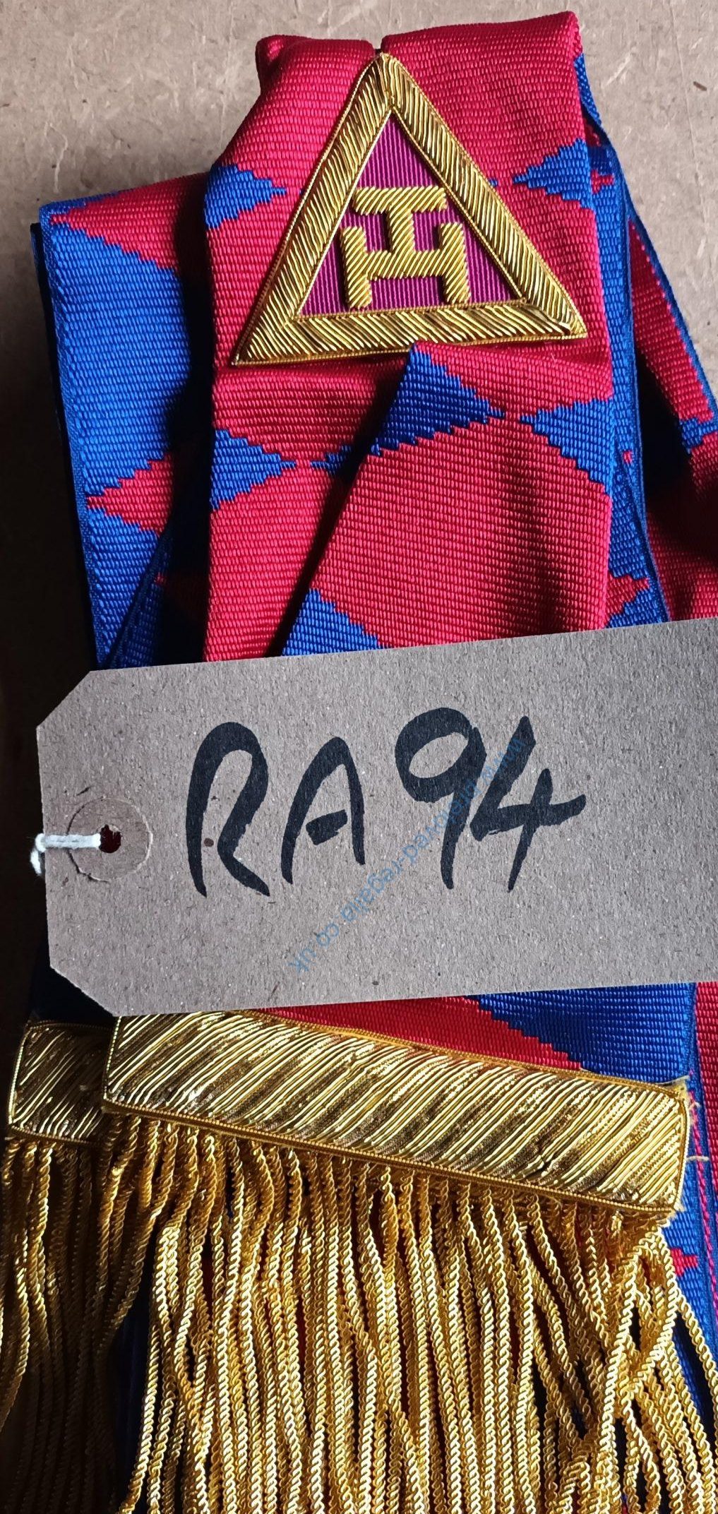 RA E. Companions Principals Sash