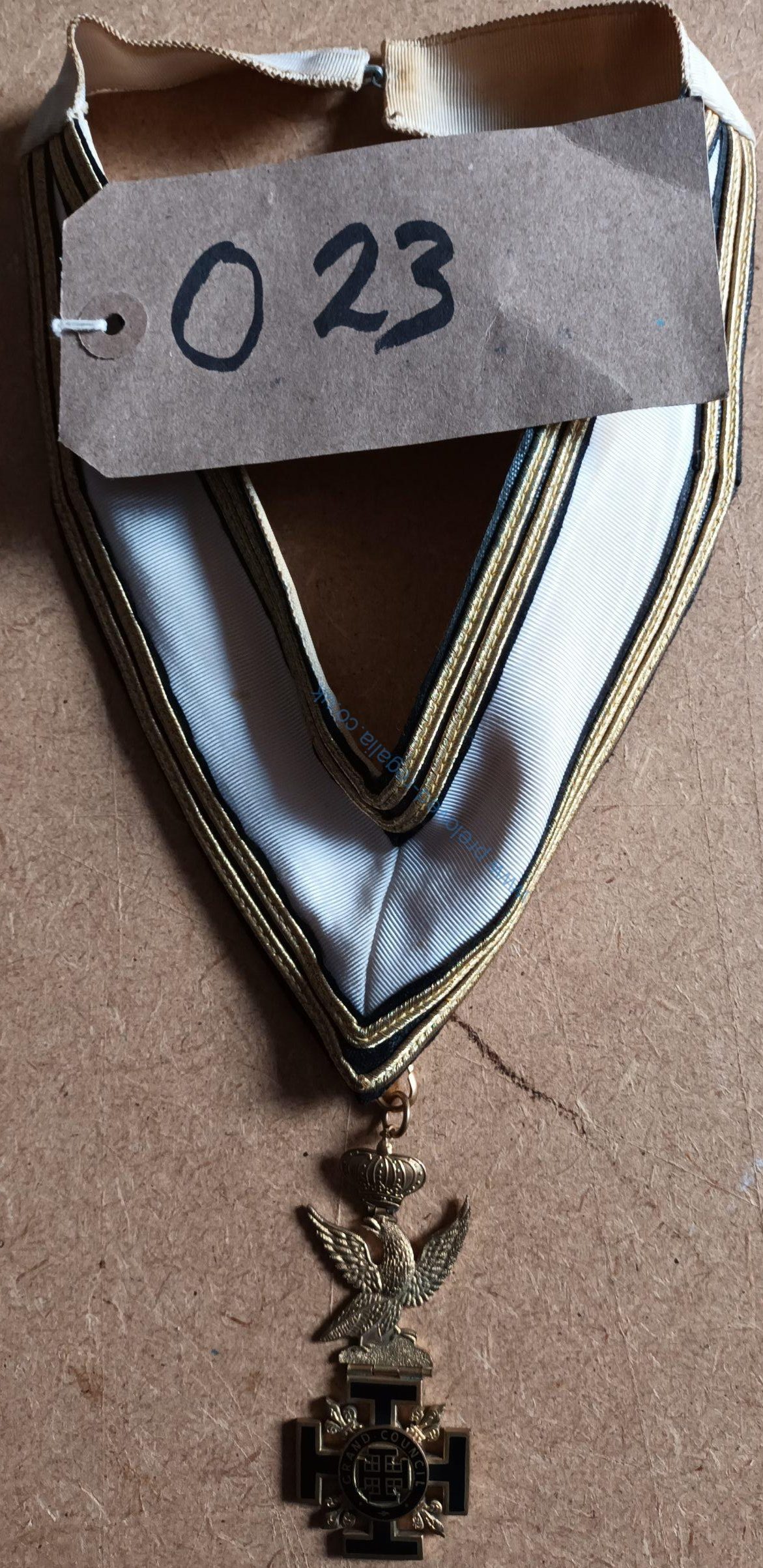 LIGHTNING DEAL ⚡Red Cross of Constantine Collarette INCLUDING Jewel (Hook & Eye) MEGA DEAL ONLY £25! ❖❖FREE POSTAGE AND PACKAGING❖❖