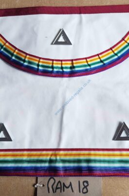 RAM WCN / PCN Silver coloured triangles Apron ❖❖FREE POSTAGE AND PACKAGING❖❖