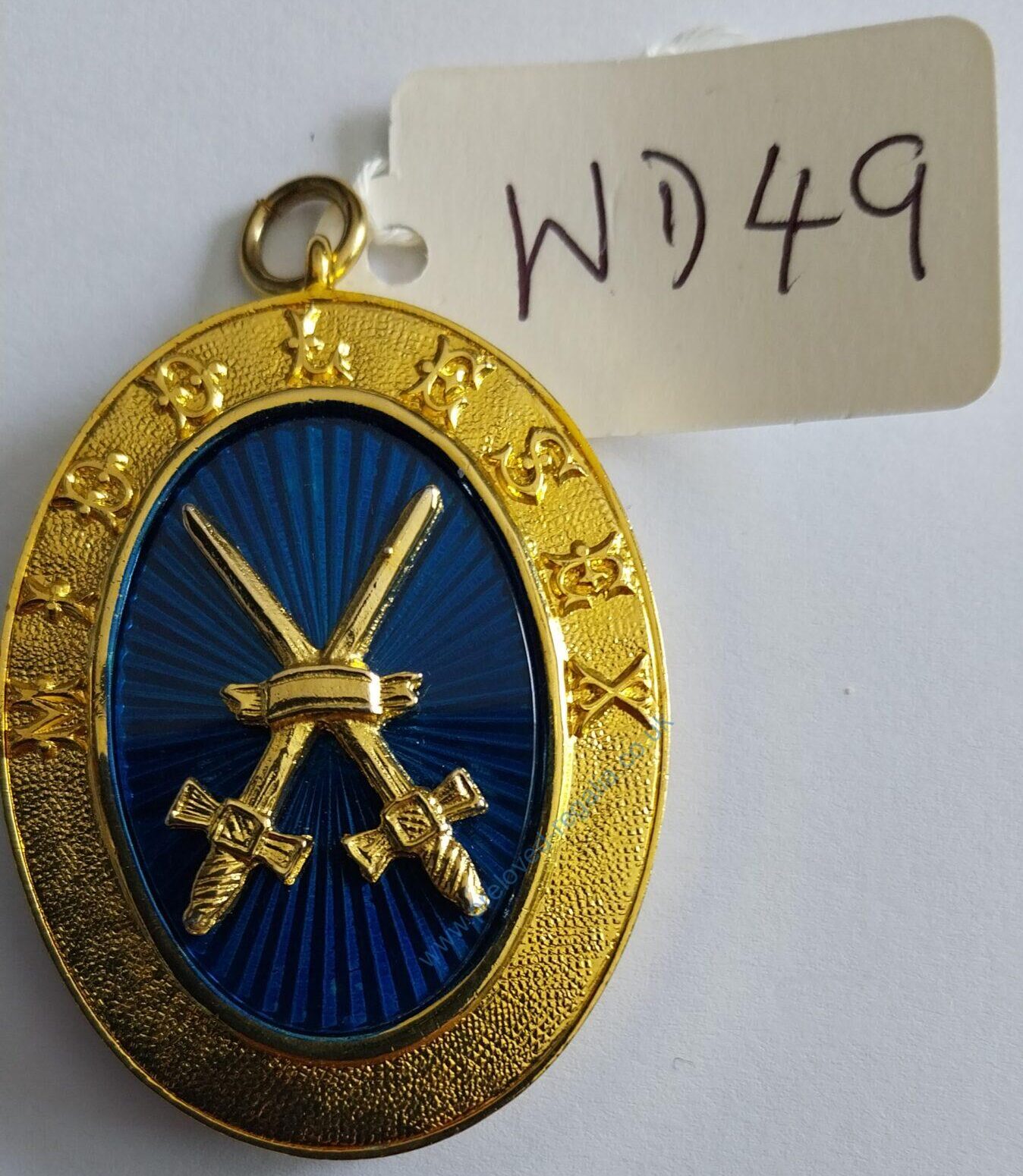 Middlesex Past Provincial Grand Sword Bearer Collar Jewel