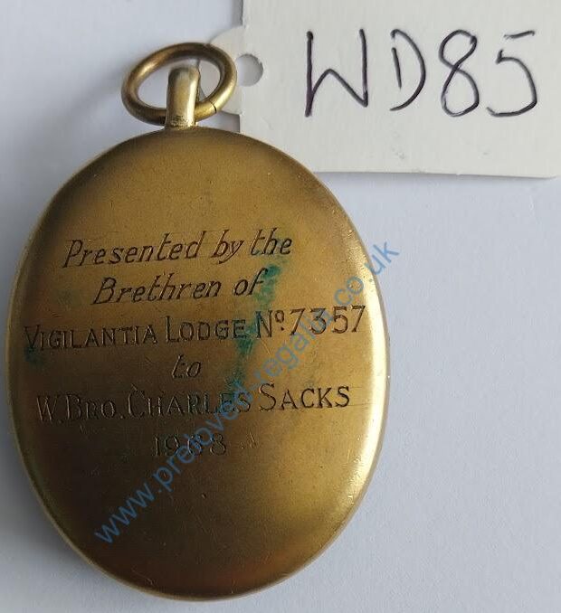 London Grand Rank Collar Jewel inscribed - Image 2