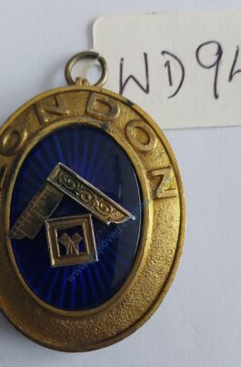 London Grand Rank Collar Jewel inscribed & Hall Marked