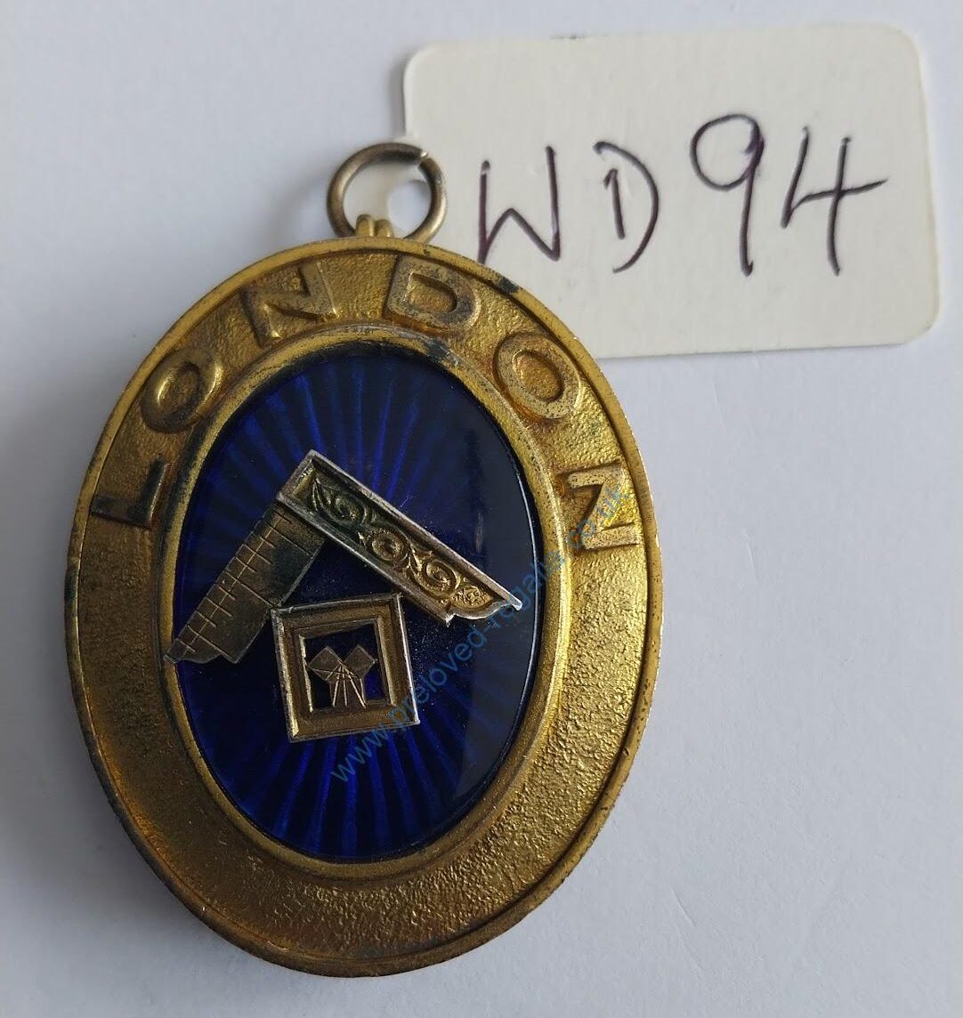 London Grand Rank Collar Jewel inscribed & Hall Marked