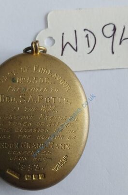 London Grand Rank Collar Jewel inscribed & Hall Marked